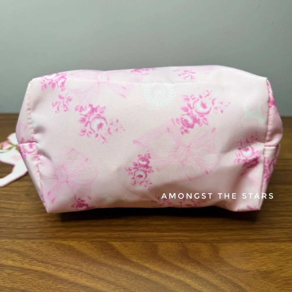 LoveShackFancy Victoria’s Secret PINK Beaux Floral Print Mini Tote Bag Purse - Picture 7 of 13